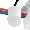 Sensore PIR Goobay bianco per montaggio a soffitto rilevamento 360° portata 6m per interni