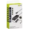 Goobay 81 W Alimentatore per notebook, nero, 1,6 m, USB e 8 adattatori DC inclusi