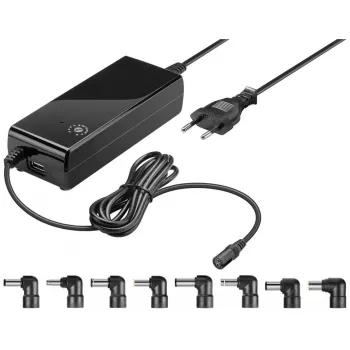 Alimentatore per notebook Goobay 90 W nero per interni 100-240V