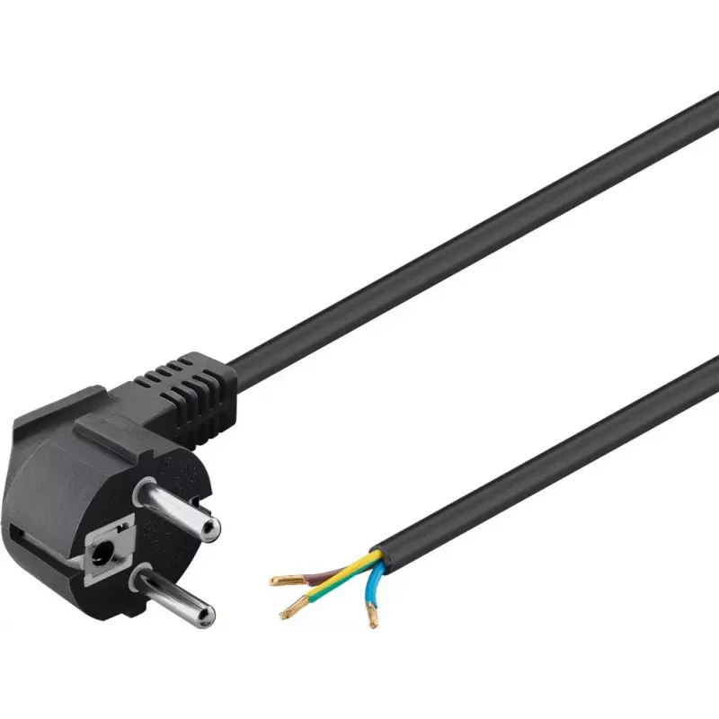 Cavo Schuko angolare Goobay 93976 1,5 m nero
