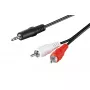 Cavo audio Goobay 51652 10 m 3,5 mm a 2 x RCA nero