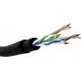 Cavo di rete Goobay CAT 6 outdoor U/UTP 100 m nero