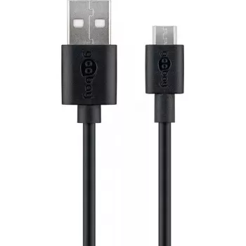 Cavo Goobay Micro-USB ricarica rapida e sincronizzazione 1 m USB 2.0 nero