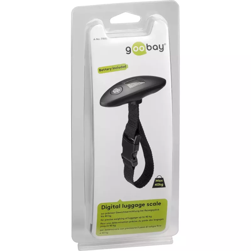 Bilancia pesavaligie elettronica Goobay 71882