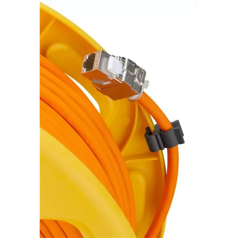 Cavo di rete Goobay Portable RJ45 50 m Cat7a arancione