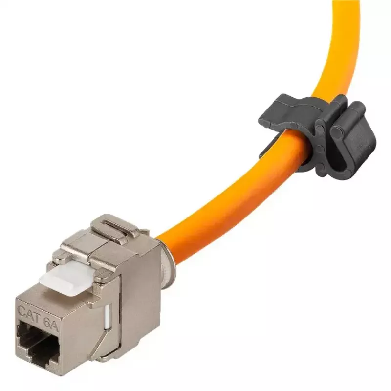 Cavo di rete Goobay Portable RJ45 50 m Cat7a arancione