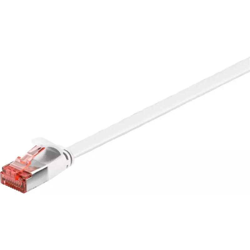 Cavo di rete Goobay 94913 RJ-45 Cat6 0,25 m bianco
