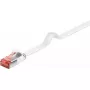 Cavo di rete Goobay 94913 RJ-45 Cat6 0,25 m bianco