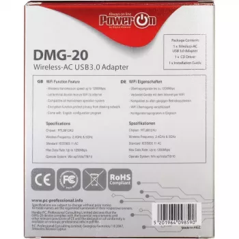 Adattatore WLAN Inter-Tech DMG-20