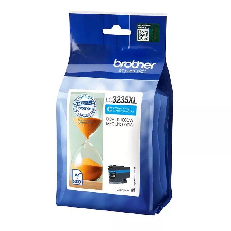 Cartuccia d'inchiostro Brother LC3235XLC 1 pz. originale alta (XL) resa ciano