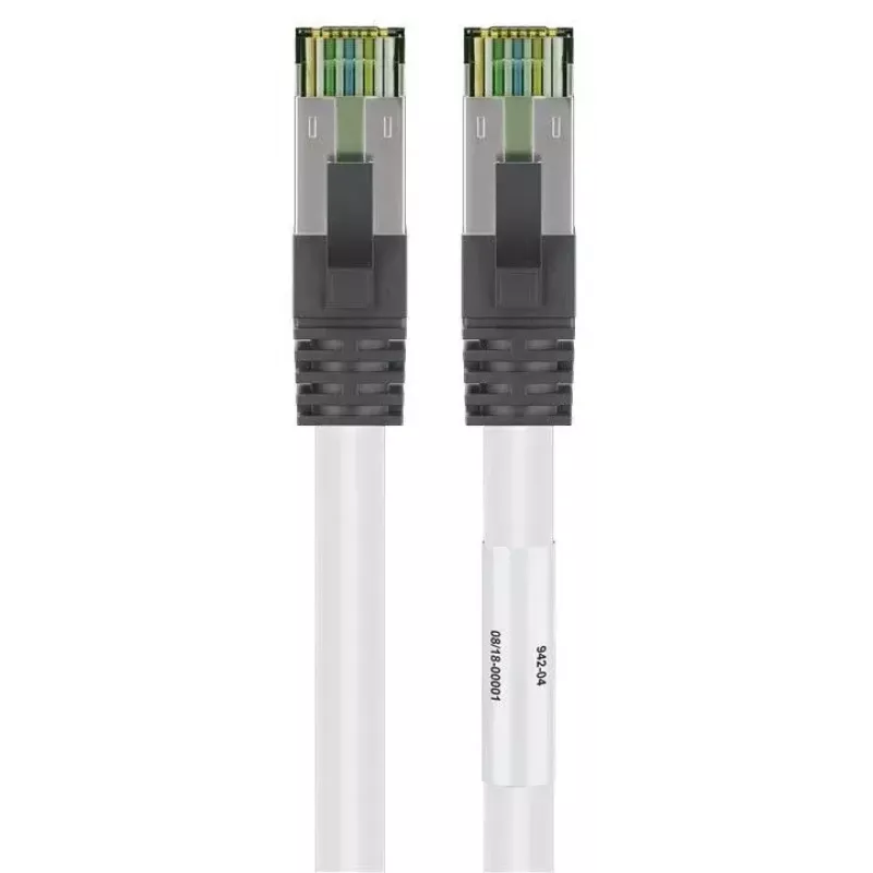 Cavo di rete Goobay cavo patch CAT 8.1 RJ-45 Cat8.1 1 m bianco
