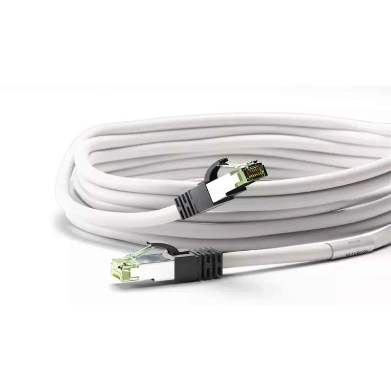 Cavo di rete Goobay cavo patch CAT 8.1 RJ-45 Cat8.1 1 m bianco