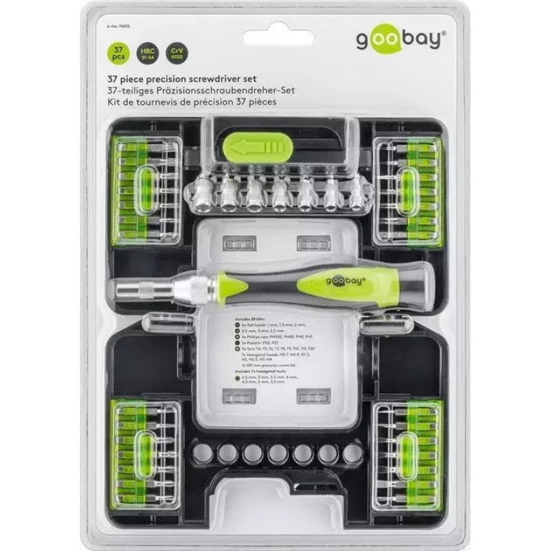 Set di cacciaviti di precisione Goobay 74003 cacciavite manuale
