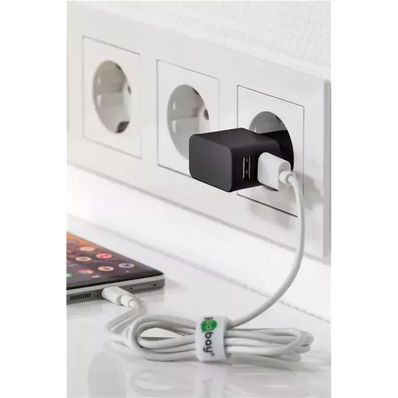 Set caricabatterie da interno Goobay Dual Apple Lightning 44995