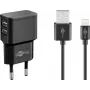 Set caricabatterie da interno Goobay Dual Apple Lightning 44995