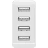 Caricabatterie da interno Wentronic 44962 universale bianco 4 porte USB 5V
