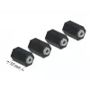 Distanziale M2,5 esagono cavo interno 10 mm nero 4 pezzi DeLOCK 60243