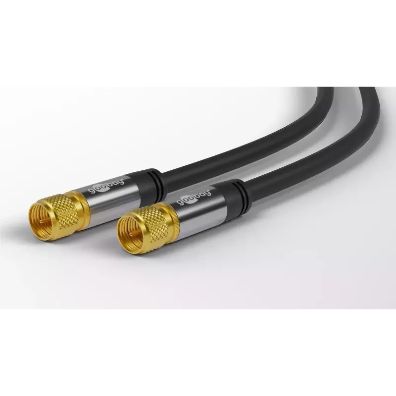 Cavo coassiale Wentronic 70664 2 m F nero