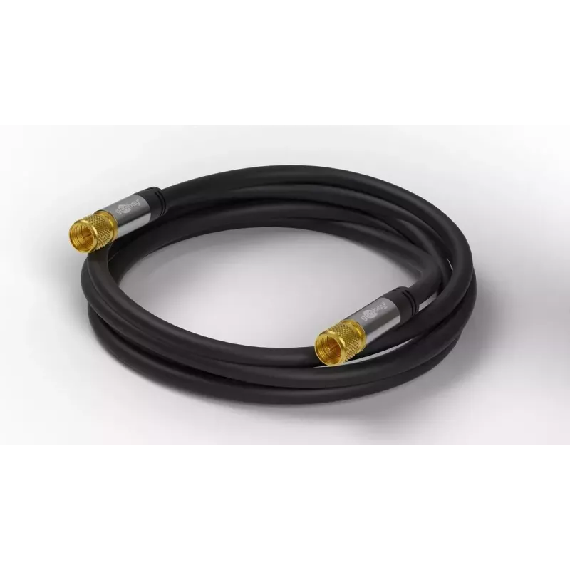 Cavo coassiale Wentronic 70664 2 m F nero