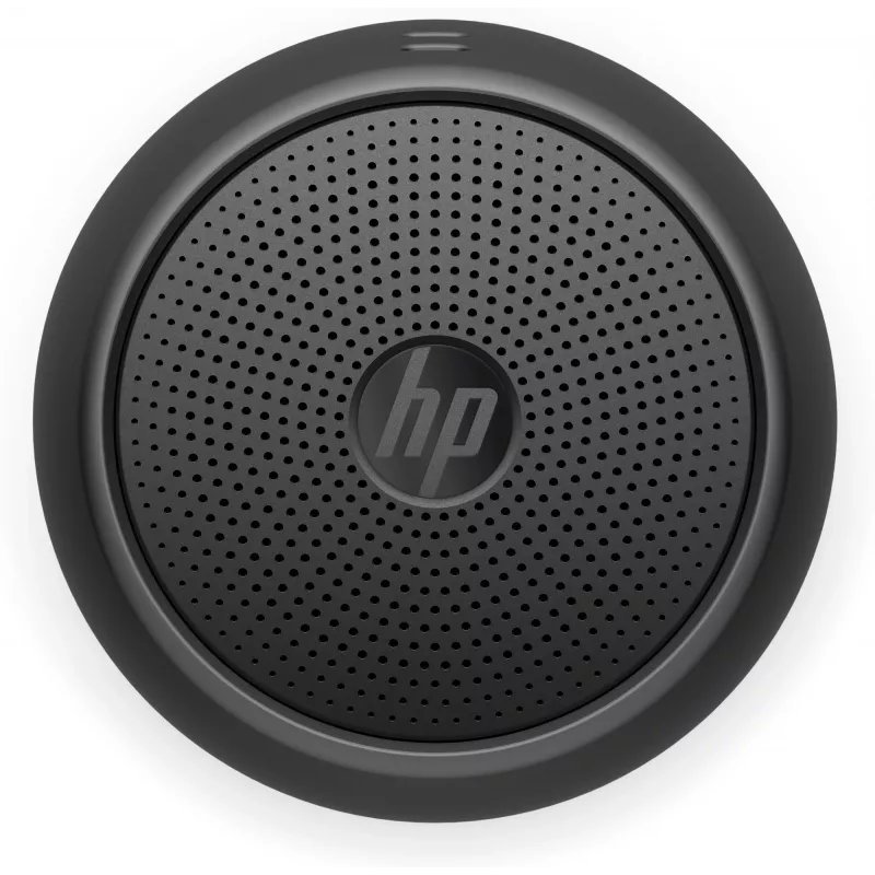 HP Black Speaker Bluetooth 360, cavo e wireless, altoparlante mono portatile, nero, cilindro, tasti, universale