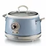 Ariete 2904 cuociriso - cuociriso elettrico con pentola in ceramica - sushi fatto in casa - multicooker - Vintage Line - 3,5 L - 650 W - blu