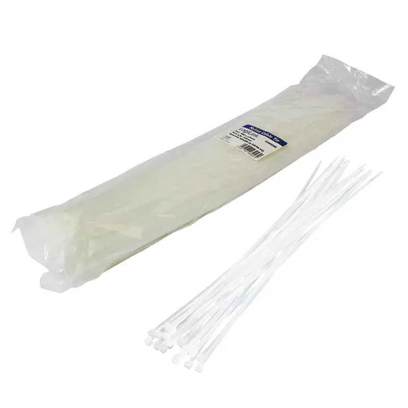 Fascette per cavi LOGILINK KAB0040, nylon, 400 mm × 4,8 mm, trasparente, 100 pezzi