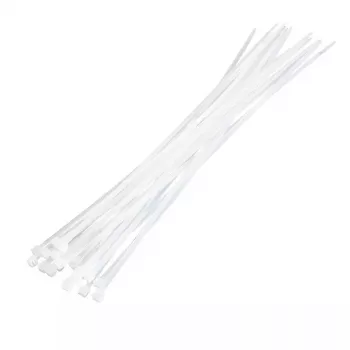 Fascette per cavi LOGILINK KAB0040, nylon, 400 mm × 4,8 mm, trasparente, 100 pezzi