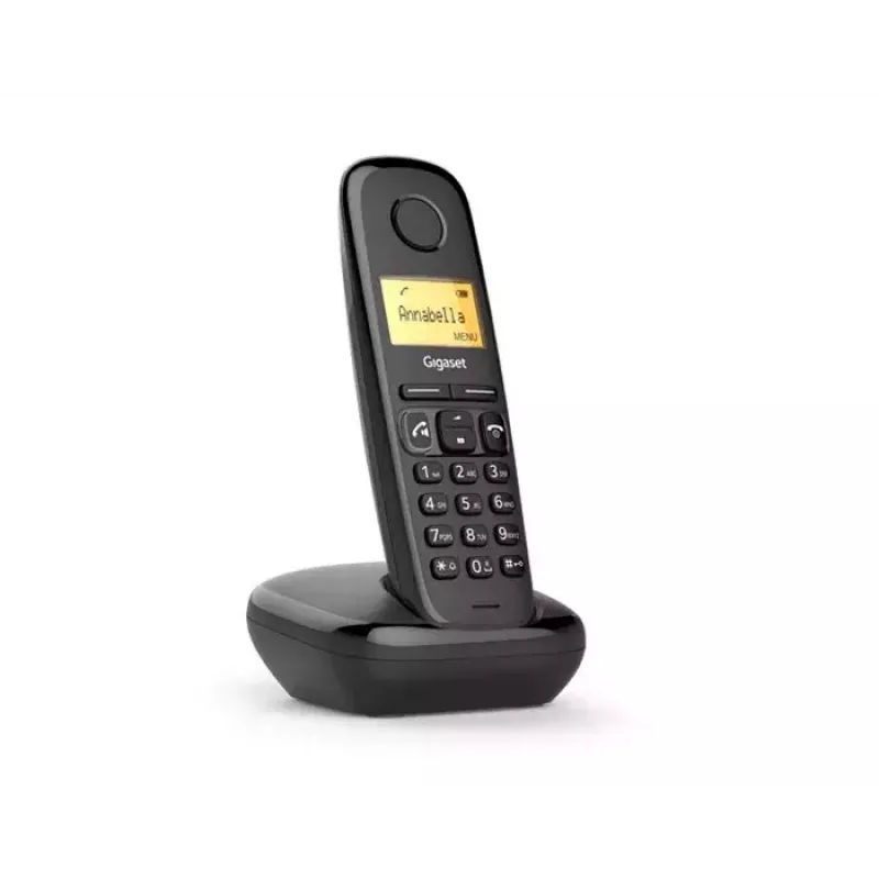 Telefono analogico/DECT Gigaset A270A identificatore chiamante nero microtelefono cordless