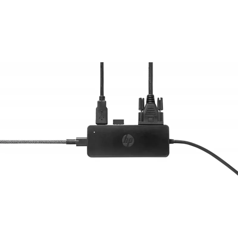 HP USB-C Travel Hub G2, con filo, USB 3.2 Gen 1 (3.1 Gen 1) Type-C, nero, Cina, Windows 10, 107 mm