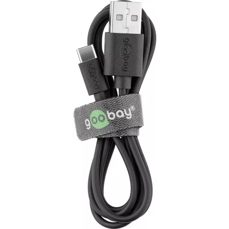 Set caricabatterie Goobay USB-C 5W con cavo 1m nero