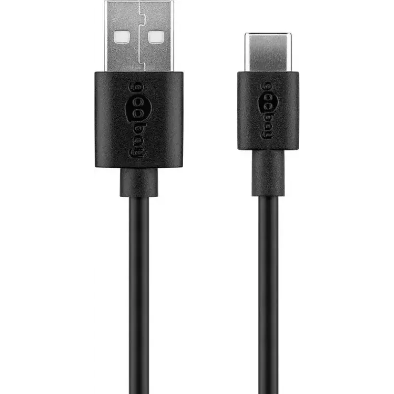 Set caricabatterie Goobay USB-C 5W con cavo 1m nero