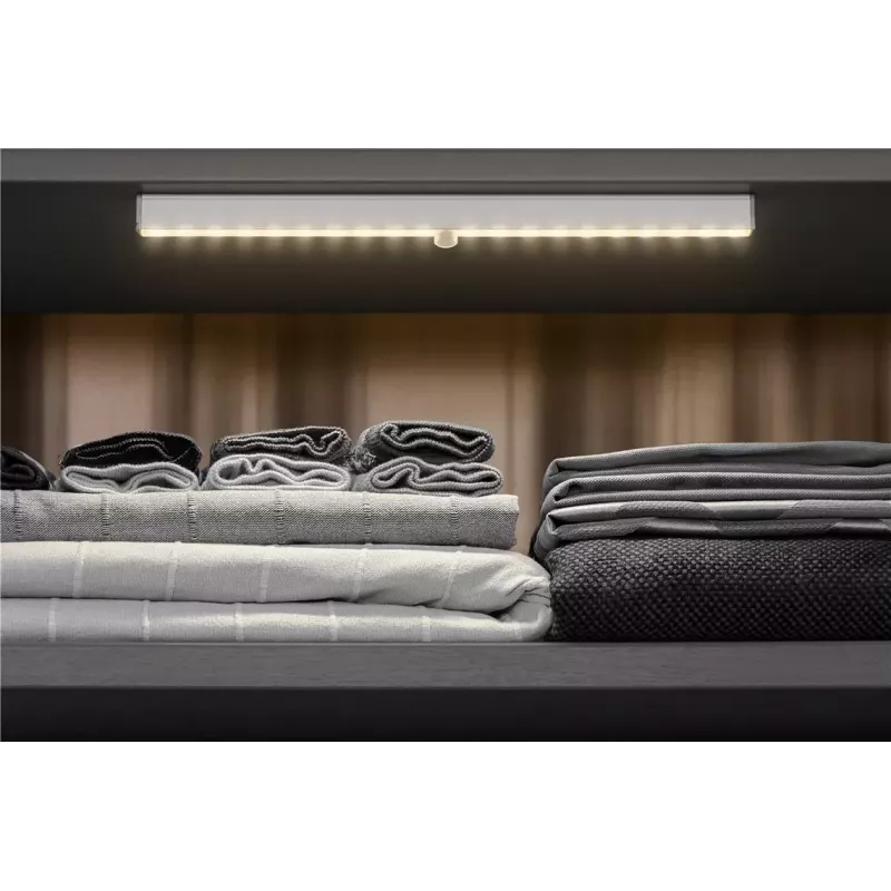 Lampada LED da sottopensile Goobay con sensore di movimento argento 20 sorgenti luminose