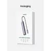 Ugreen CM418 10919 hub USB-C 5 in 1, HDMI 4K 30 Hz, Ethernet, USB 3.0, Power Delivery, alluminio, grigio