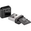 Lettore di schede GOOBAY USB-A 2.0 per MicroSD, 480 Mbit/s, nero