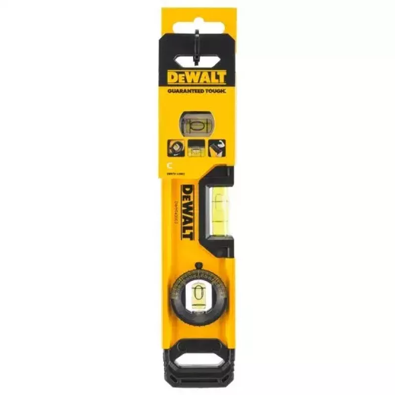 Livella a bolla torpedo DeWALT DWHT0-43003 0,25 m nero giallo