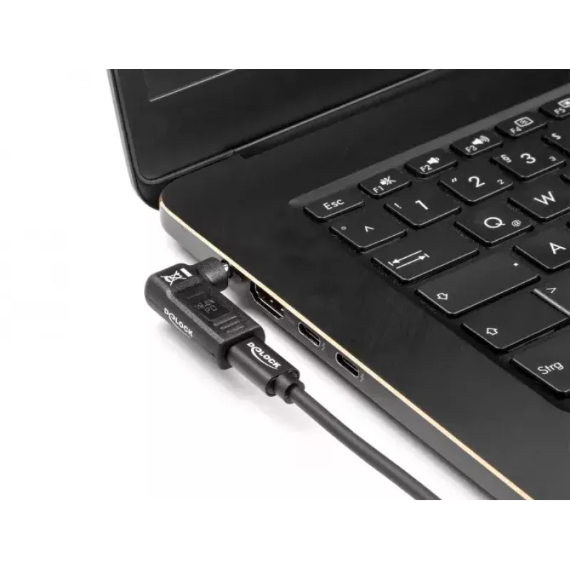 Punta di alimentazione per laptop DeLOCK 60011 Adattatore USB-C su 5,5 x 2,5 mm 19V 3A
