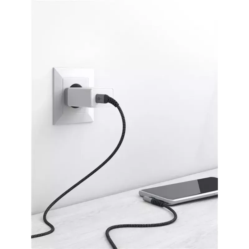 Cavo USB Goobay USB 2.0 2 m USB-C nero/grigio