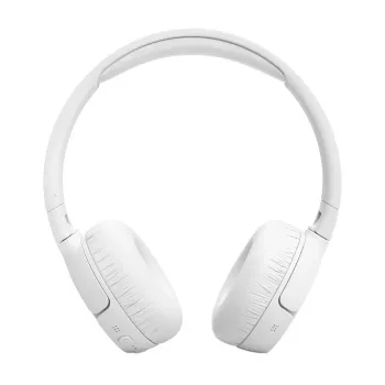 Cuffie JBL Tune 670 NC con filo e wireless con archetto per chiamate/musica USB Type-C Bluetooth bianche