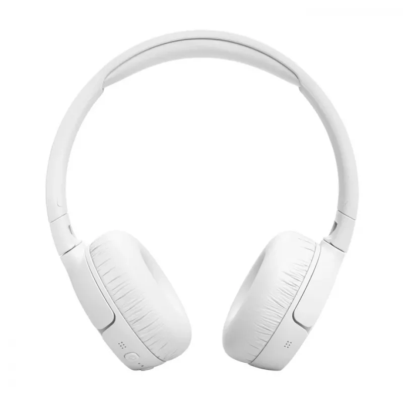 Cuffie JBL Tune 670 NC con filo e wireless con archetto per chiamate/musica USB Type-C Bluetooth bianche