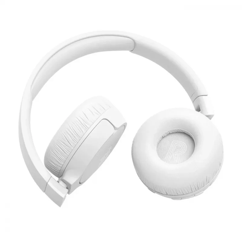 Cuffie JBL Tune 670 NC con filo e wireless con archetto per chiamate/musica USB Type-C Bluetooth bianche