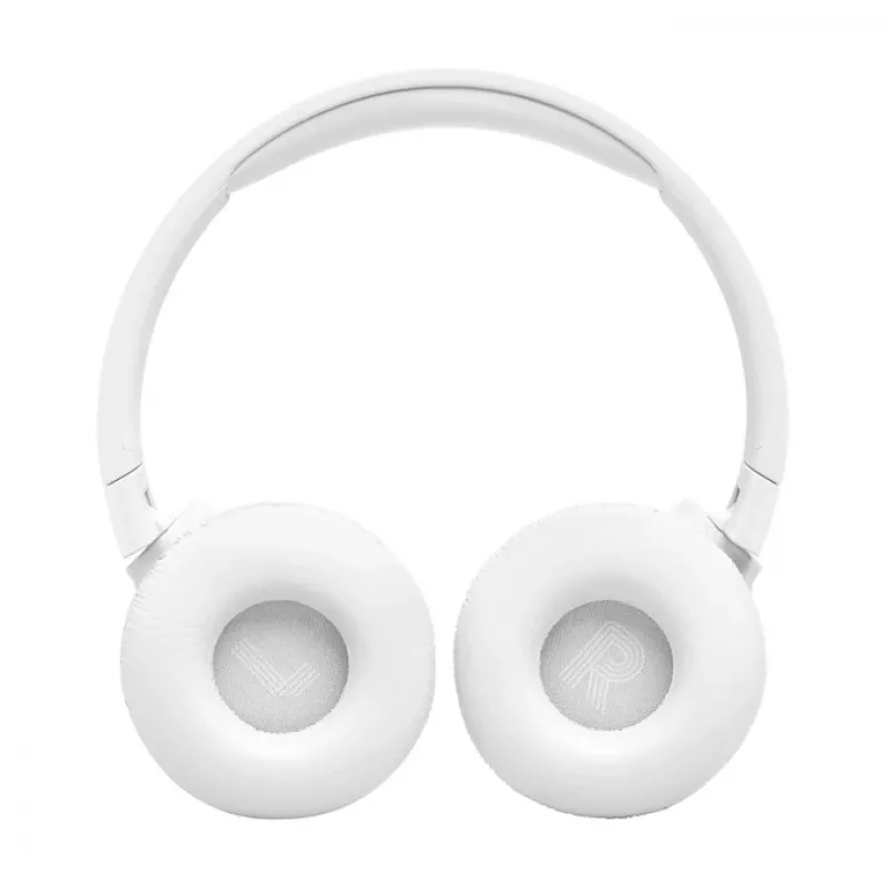 Cuffie JBL Tune 670 NC con filo e wireless con archetto per chiamate/musica USB Type-C Bluetooth bianche