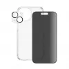 PanzerGlass ® Privacy confezione 3-in-1 iPhone 15 vetro temperato antishock