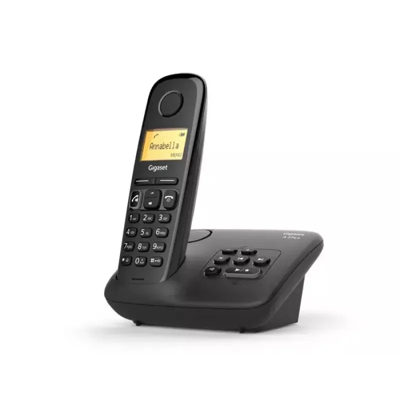 Telefono analogico/DECT Gigaset A270A identificazione chiamante cornetta wireless nero