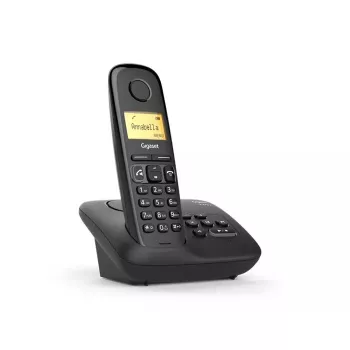 Telefono analogico/DECT Gigaset A270A identificazione chiamante cornetta wireless nero
