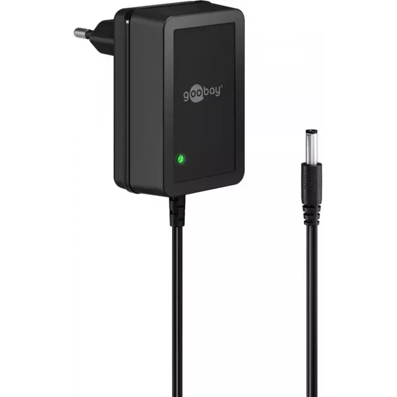 Goobay 64975 caricabatterie per dispositivi mobili, per interni, AC, nero