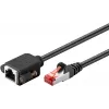Cavo di rete Goobay 65637 RJ-45 Cat6 1 m nero