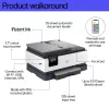 HP OfficeJet Pro 8134e stampante all-in-one a colori wireless, Instant Ink; stampa fronte-retro