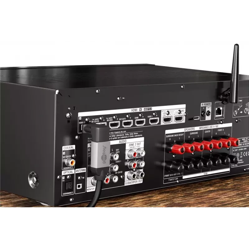 Adattatore cavo video Goobay 65749 HDMI Type-A standard nero femmina