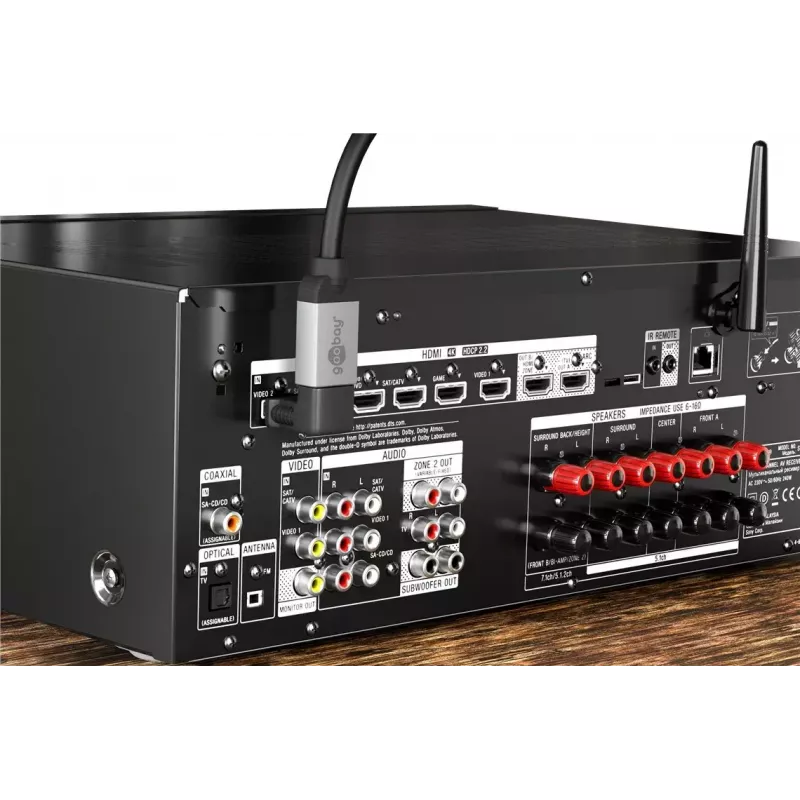 Adattatore cavo video HDMI Goobay 65744 nero femmina alta qualità