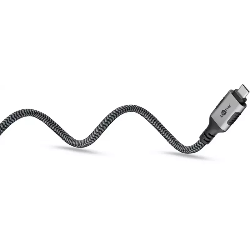 Adattatore Goobay USB-C a RJ-45 10m nero argento